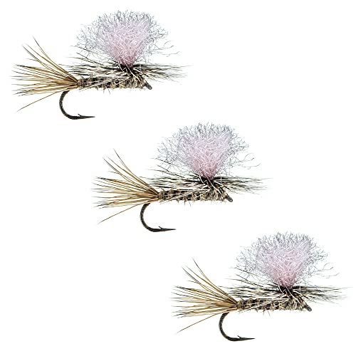 Trout Flies by Colorado Fly Supply - Guide's Choice Parachute - Dry Fly 3 Pack - Fly Fishing Flies & Lures for Trout - Parachute Dry Fly Patterns - Fly Fishing Lures for Fishermen - Hook Size 14