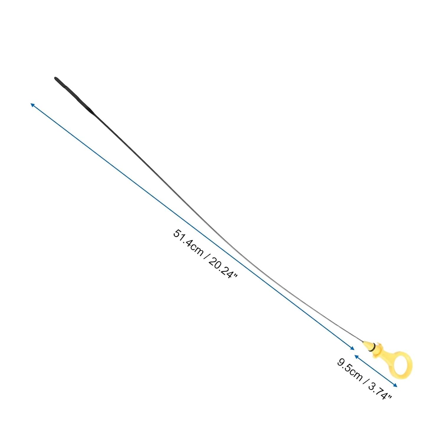 Engine Oil Dipstick Level Indicator for A3 Q3 TT 2009-2018 | 06J-115-611-L Accurate Reading Heat Resistant Clear Markings