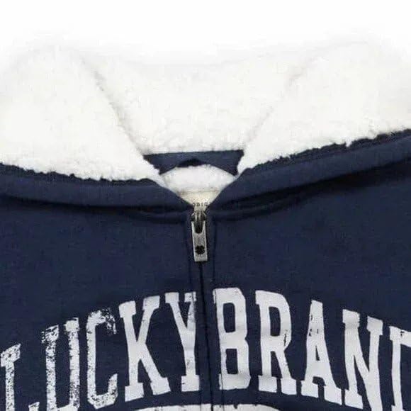 Lucky Brand Youth Boy's Full Zip Sherpa Lined Hoodie3