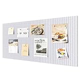 Tableau d'affichage de 0,9 cm d'épaisseur : avec une épaisseur allant jusqu'à 35,9 cm, assez épais pour éviter les problèmes de perforation. La surface auto-cicatrisante permet une utilisation de punaises à plusieurs reprises sans laisser de trous visibles, de dissimuler les marques ou les imperfections sur le mur, de garder la planche toujours impeccable.