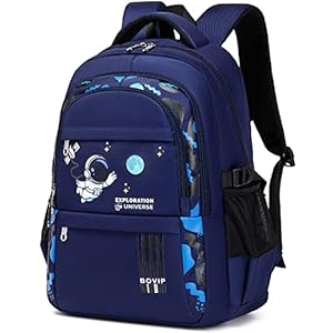 Kids Backpack Astronaut Lightweight Preschool Kindergarten Backpack Bookbag for Toddlers Boys Girls Blue