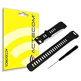 Pulsera de Silicona Garmin Vivosmart Suave Correa de Repuesto Correa de Reloj para Garmin VIVOSMART HR rastreador de la Aptitud Banda Reloj Inteligente (Correa)