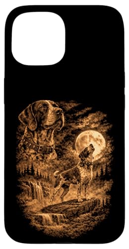 �W���[�}���V���[�g�w�A�[�h�|�C���^�[ �n�E�����O�h�b�O �t�@���^�W�[ �r�� �X�}�z�P�[�X iPhone 15 �p