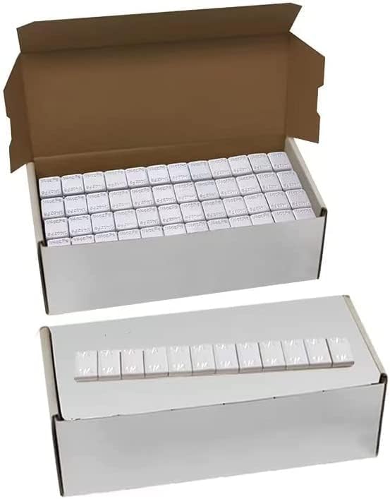 A A IN (1152PCS) 1/4oz, 0.25oz Grey Adhesive Stick on Wheel Weights, EasyPeel Type, Ultra Slim Low Profile Wheel Weights for Cars, Trucks, SUVs, Motorcycles. 144oz/Box, 2 Boxes