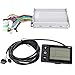 Vbest life Speed Controller Kit, 500W 24V-60V Brushless Speed Controller with Waterproof LCD Display Panel for Electric Bicycle Scooter(500W36V)