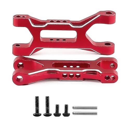 Bras inférieurs avant en alliage d'aluminium rouge Losi