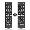 ?Pack of 2? for LG TV Remote Control Replacement AKB75095307 Universal for LG Smart TV Remote AKB75375604 AKB75675304 Compatible with All Models LCD LED OLED 3D HDTV Smart TVs - No Setup Needed
