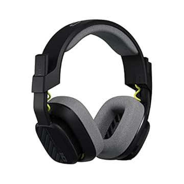 Fone de ouvido para jogos Astro A10 Gen 2 com fio - Fones de ouvido para jogos Over-Ear com microfone flip-to-mute, drivers de 32 mm, Playstation 5, Playstation 4, Nintendo Switch, PC, Mac - Preto -