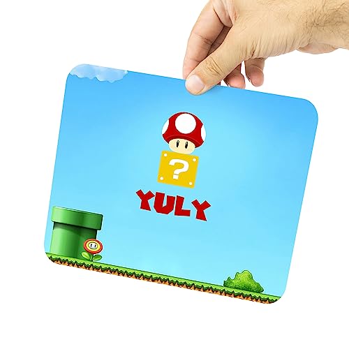 Alfombrilla de ratón Personalizada · Mouse Pad con diseños Gaming para Personalizar · Ideales para Regalar · Alfombrilla para Ordenador tamaño 18x22 CM (MB_Seta)