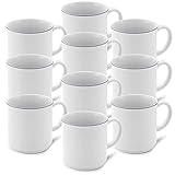 Lieferumfang: 10 Stück 10er SET Becher 250 ml stapelbar von Friesland aus der Kollektion Jeverland - kleine Brise /// 10 x Becher 0,25 l stapelbar - Jeverland Kleine Brise - Friesland - 5910105911 - Henkelbecher Mugge Humpen Haferl