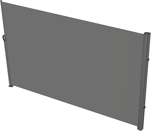 Miniatura 10 de VEVOR Toldo lateral retráctil, UV 50 63 x 118 pulgadas, pantalla de privacidad para exteriores, pantalla de privacidad para exteriores, 9.88 oz