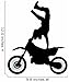 Wallmonkeys WM247998 Motocross Wall Decal Peel and Stick Graphic (12 in H x 10 in W)
