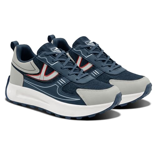 Image of BRUTON Nexor-606 Men's Casual Sneakers | Stylish Lightweight Lace-Up Shoes for Men | Comfortable Walking Shoes | Trendy Fashion Footwear