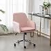 Silla Escritorio Ergnonmica Terciopelo Silla Oficina con Brazos Silla Computadora Altura Ajustable...