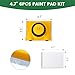 VOOMEY Paint Edger with 5pcs Replace Pads, Paint Pad, Edge Painting Tool for Wall Paint Pad Applicator for Ceilings Corner Edges Painter Trim Painting Supplies Trimmer