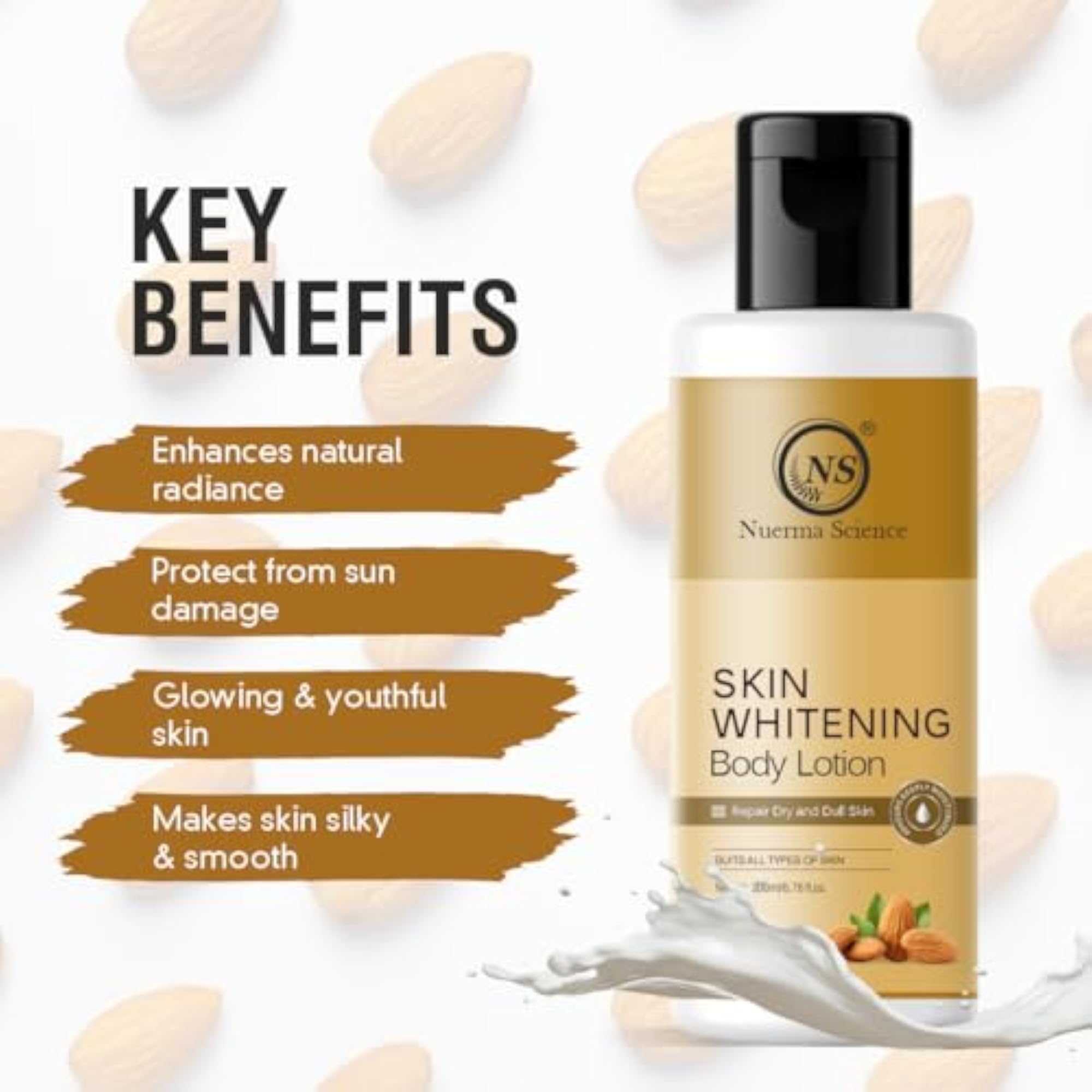 Almond Advanced Nourishing Body Lotion, Deep Hydrating Moisturizer