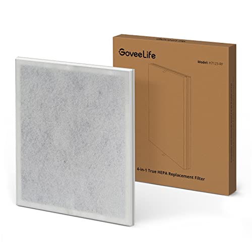 GoveeLife Air Purifier Replacement Filter for H7123101, 4 Layers of Defense, 1 Pack