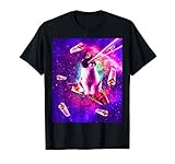Photo Gallery outer space taco cat - rainbow laser eyes, burrito maglietta Photo Gallery outer space taco cat - rainbow laser eyes, burrito maglietta