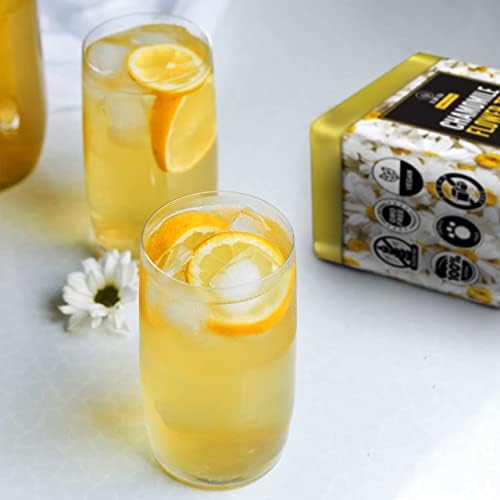 BLUE TEA - Chamomile Lavender Tea - 18 Tea Bags || CALMNESS TEA || Caffeine Free - Herbal Tea - Blend of Chamomile Tea & Lavender Flower | Eco- Conscious Packaging |