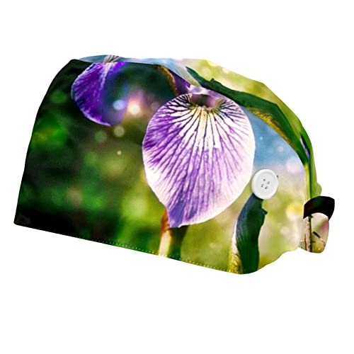 Chapeaux de travail pour hommes femmes Iris casquette cuisine lot de 2