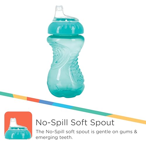 Nuby 81069 3 Pack No Spill Toddler Sippy Cups thumb #2