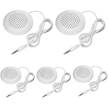 5pcs Pillow Speaker, Under Pillow Speaker for Sleep, DIY Pillow Speaker, New 3.5mm Mini Stereo Speaker for MP3 Phone Portable CD Mini Stereo Speaker