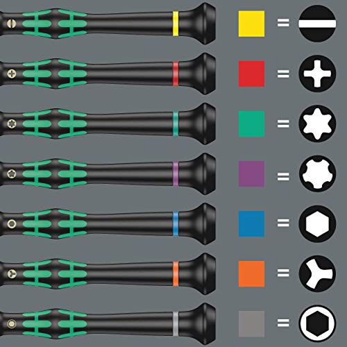 Wera Kraftform Micro Big Pack 1 Screwdriver Set for Electronic Applications, 25 Pieces