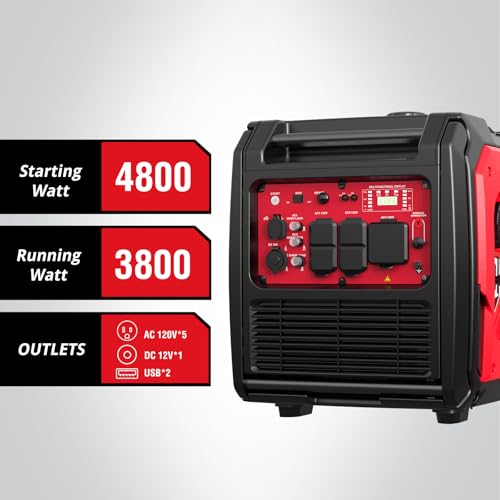 Portable Dual Fuel Silent Inverter Generator