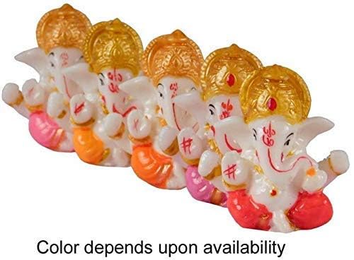 Vooli Ganesh Idol for car Dashboard and Home, Small Ganpati Ganesha Idol for Car God Dashboard Accessories 2