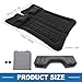 A ABSOPRO Car Air Mattress Camping Bed Comfortable Air Bed Mat Sleeping Mat with Pillows for Car Travel Camping PVC Black