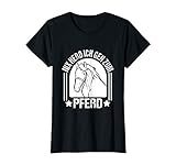 Dieses T-Shirt ist das perfekte Geschenk für Männer, Frauen, Mütter, Väter, Brüder, Schwestern, Onkels, Omas und Opas die Pferde Sprüche lieben und Reiterinnen sind. Ein besonderes Geschenk zum Geburtstag, Weihnachten, B-Day oder anderen Anlässen.