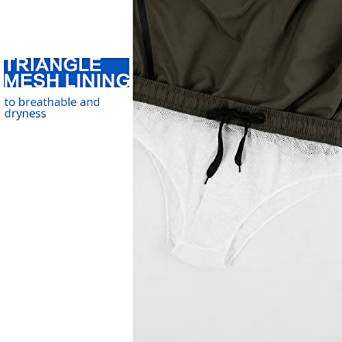 Lansbojun Mens Swim Trunks Quick Dry Swim Shorts with Zipper Pockets Lightweight Swimwear4