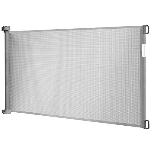 COSTWAY 146CM Ausziehbares Türschutzgitter Treppenschutzgitter...