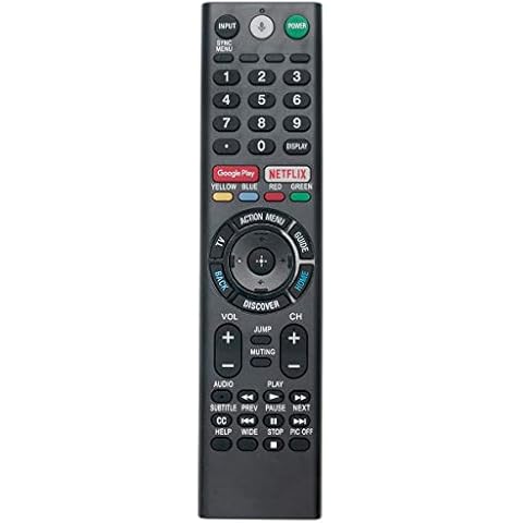 RMF-TX200U Voice Replacement Remote Applicable for Sony TV XBR-65X930D XBR-75X940D XBR-65X900E XBR-75X900E XBR-65X930E XBR-75X940E XBR-43X800D XBR-49X800D XBR-65X850D XBR-75X850D XBR-55X850D Cover