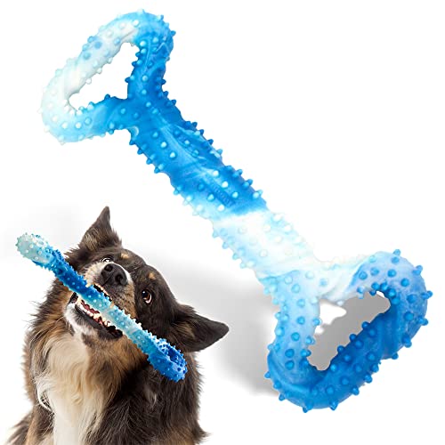 AMOMI PET Dog Chew Toy for Large Dogs, Rubber Tug-of-War