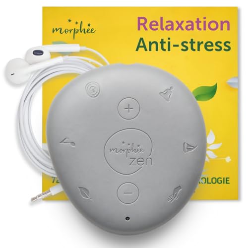 Morphée Zen | Galet de Méditation et de Sophrologie Nomade | Relaxation et Gestion du Stress | 72 Séances de Méditation et de Sophrologie de 5 minutes |...