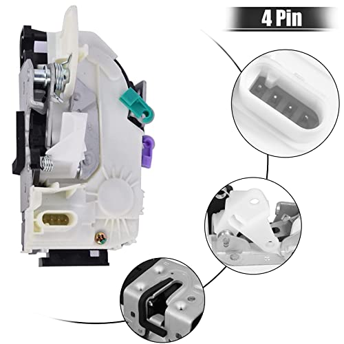 Image of Power Tailgate Door Lock Latch Assembly Compatible for 2007-2018 Jeep Wrangler Replacement Rear Trunk Latch Actuator 4589584AG 4589584AF 4589584AD