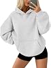 Sudadera oversize con forro polar para mujer AUTOMET, para otoño 2