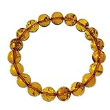 mit Bernsteinkugeln in ca. 11 mm Größe