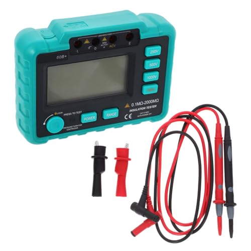 Mégohmmètre numérique haute précision avec alarme tension et LCD