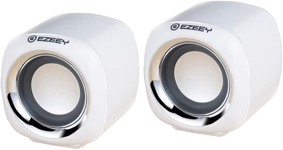 Computer Speaker, Senbos Portable USB Speaker Small Mighty Solid Wired Multimedia Stereo Speakers for PC Monitor Desktop Laptop Gaming Smartphones Tablets Projectors TVs Home Theater