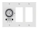 Intermatic KM2ST-3D 3 Gang Decorator SPST 24-Hour Mechanical Timer
