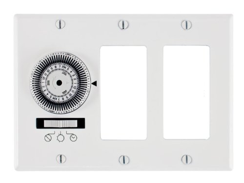 Intermatic KM2ST-3D 3 Gang Decorator SPST 24-Hour Mechanical Timer