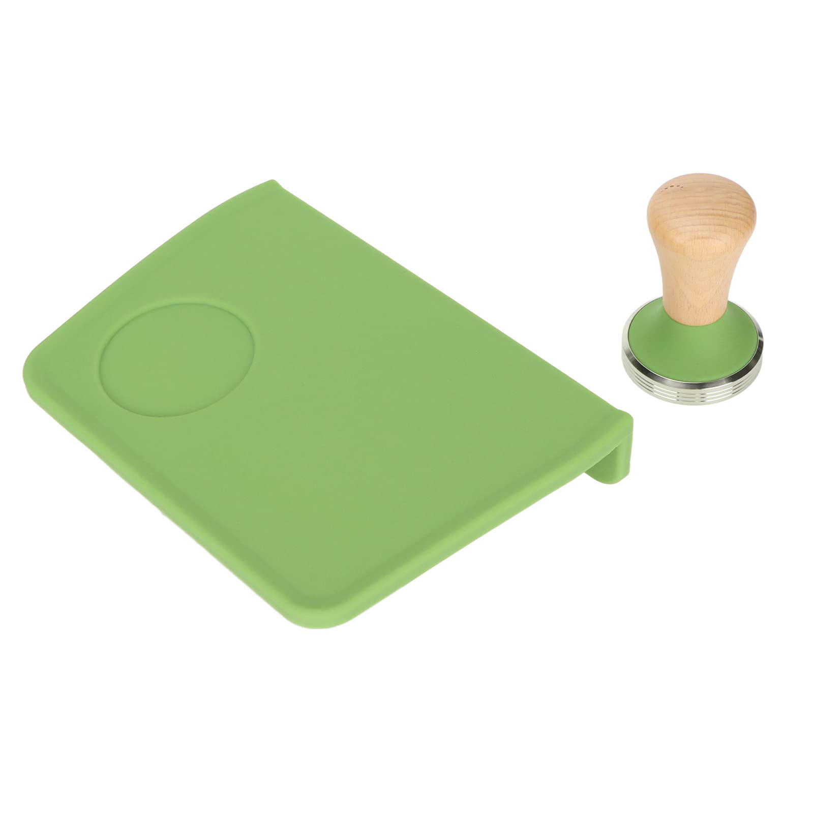 Wakects Tappetino Antipolvere per caffè Tappetino Antimanomissione in Silicone con Manico in Faggio 207 X 145 X 40 Mm Antipolvere Antiolio con Fessura Antimanomissione per la Postazione caffè dei