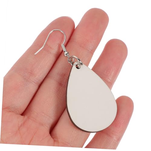 Espacios de sublimación con ganchos decorativos para aretes únicos 7