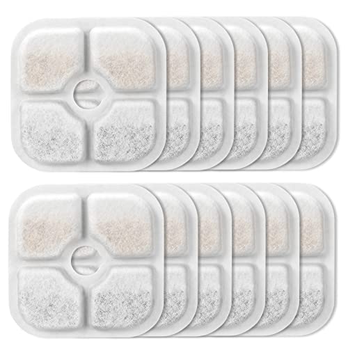 14 Ersatzfilter Für Pixi Katzenbrunnen Inklusive 2 Schläuchen | Hochleistungsfilter Aktivkohle