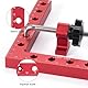 90 Grad Positionierwinkel,16cm/6.3 Zoll Rechtwinklige Klemmen aus Aluminiumlegierung,Messwinkel Rechtwinklige Klemme Zimmermannswerkzeug Type Eckklemme für Boxen,Heimwerken, Holzbearbeitung