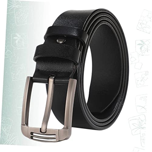 Beaupretty Men's Leather Belt Casual Western Style Pin Buckle Adjustable for Comfortable Fit4