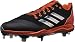Produktbild adidas Herren Freak X Carbon Mid Baseballschuh, Schwarz (Core Black, Silver Met, Collegiate Orange), 46.5 EU