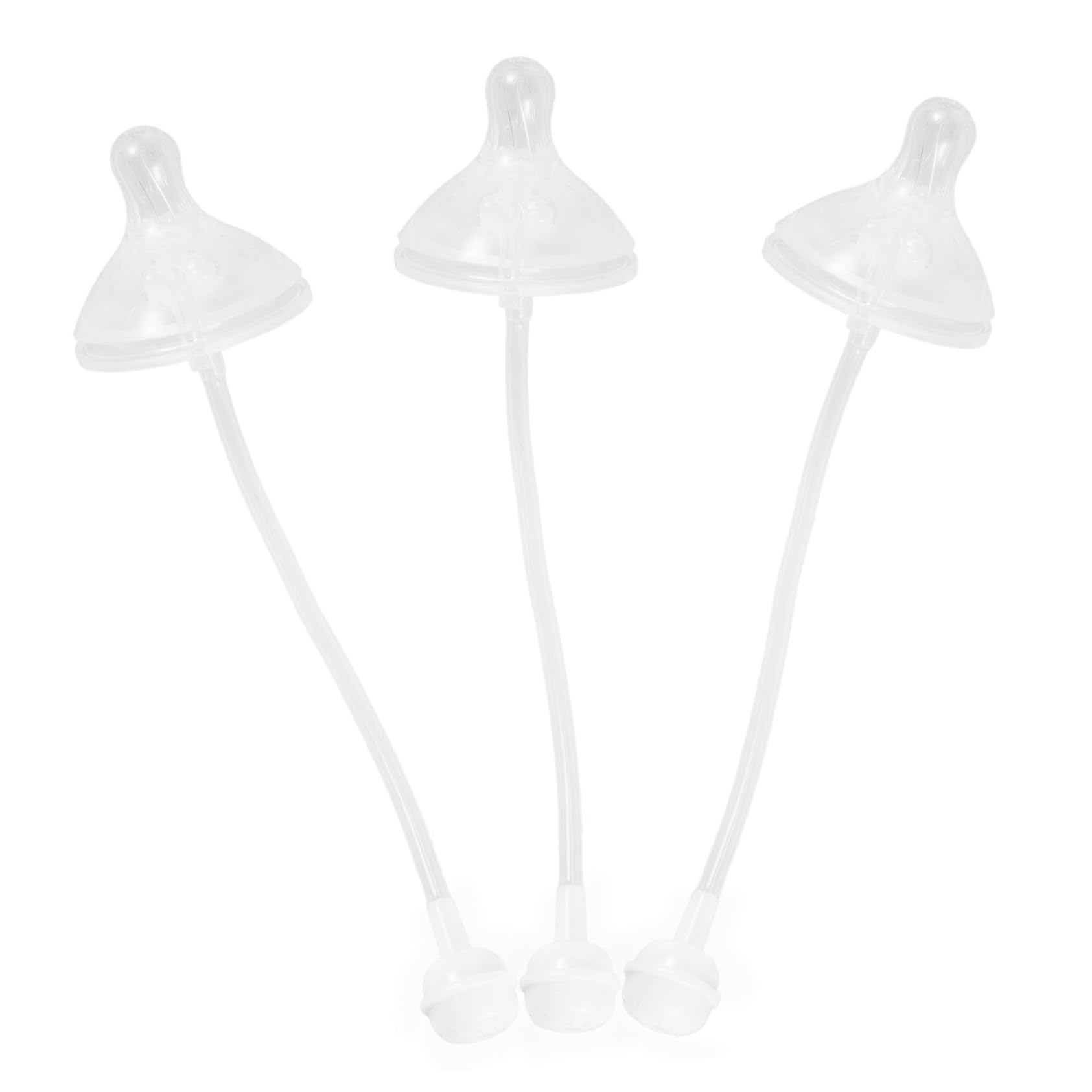 Abaodam Silicone Nipples Weighted Straw Straw Nipples for Baby Weighted Spill-Proof